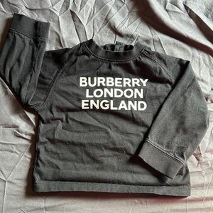 Baby Burberry long sleeve t shirt size 12 months